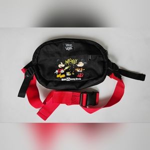VANS Walt Disney World Black Red Belt Bag